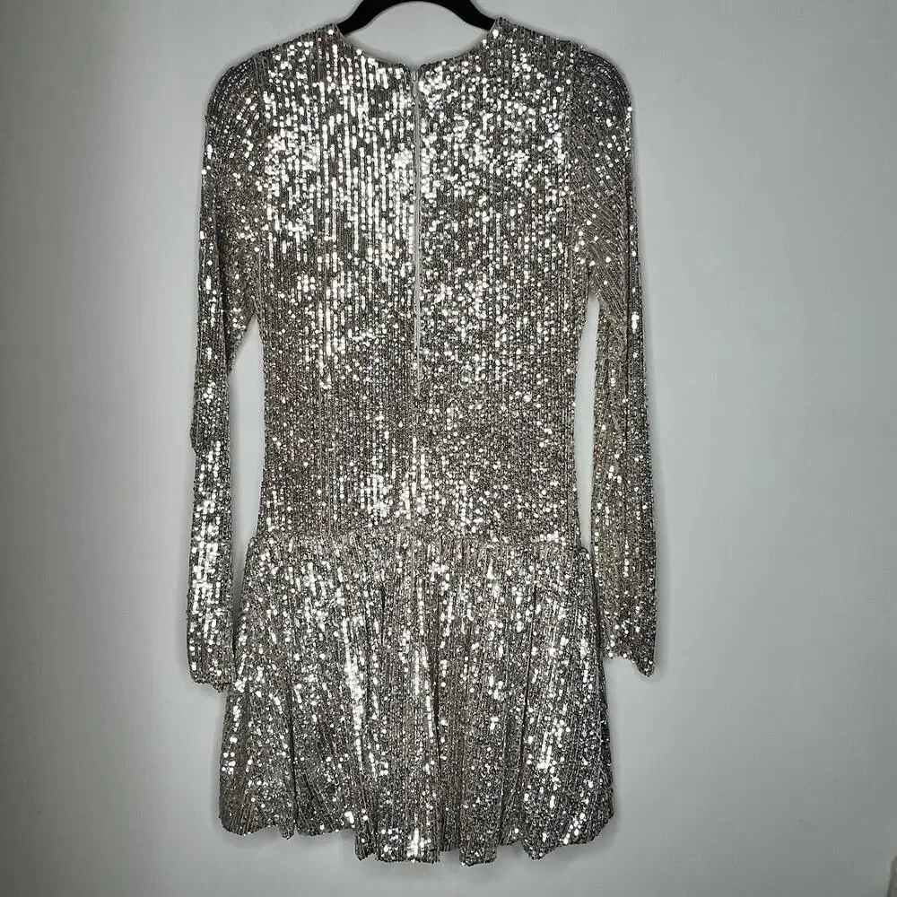 Show Me Your Mumu Zelda Sequin Mini Dress Size Large